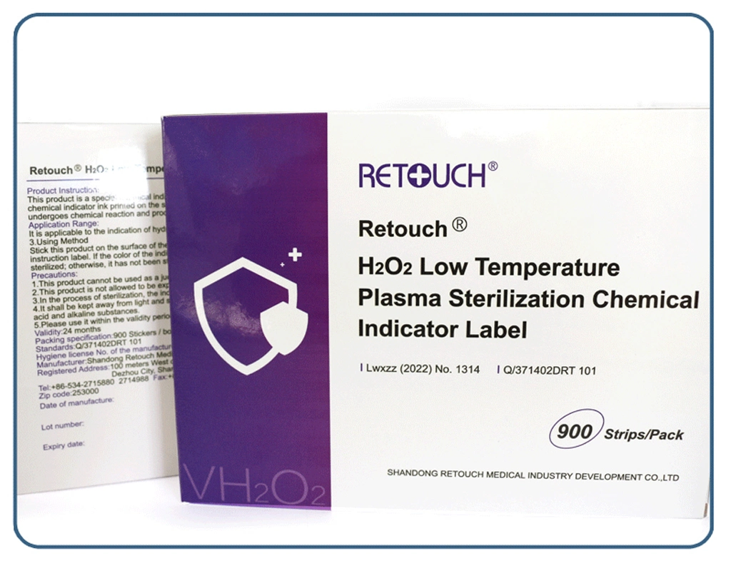 Chemical Indicator Label, Printed with Ink for H2O2 Low Temperature Plsama Sterilization