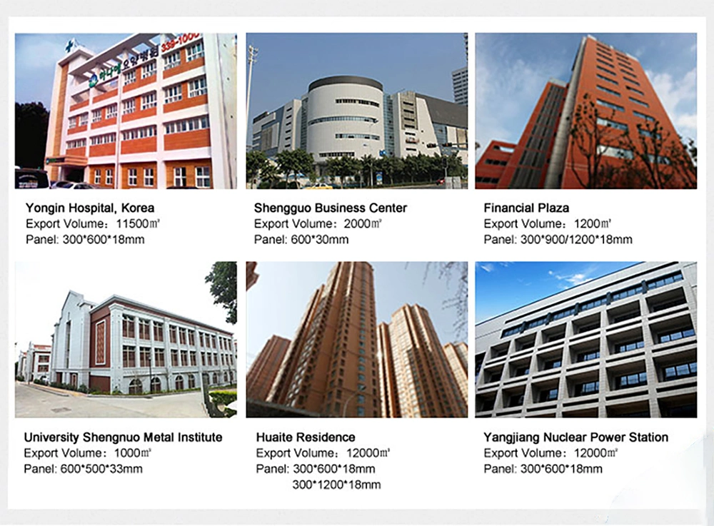 20mm Terracotta Natural Clay Buliding Facade Cladding Material