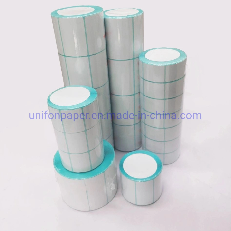 Custom Waterproof Self Adhesive Thermal Sticker Barcode Label Printing Roll