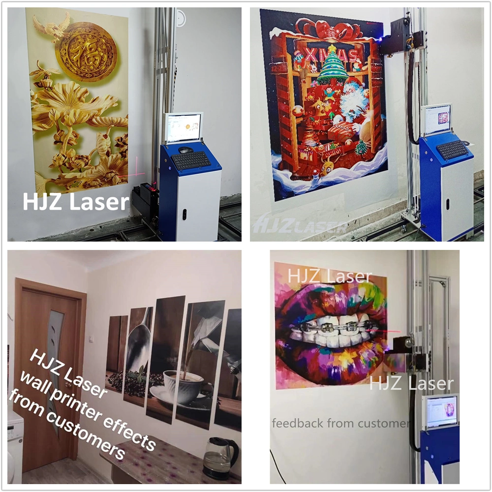 3D Printing Machine Mini Compact Low Weight Easy to Carry Cmyk W UV Ink Wall Drawing Robot