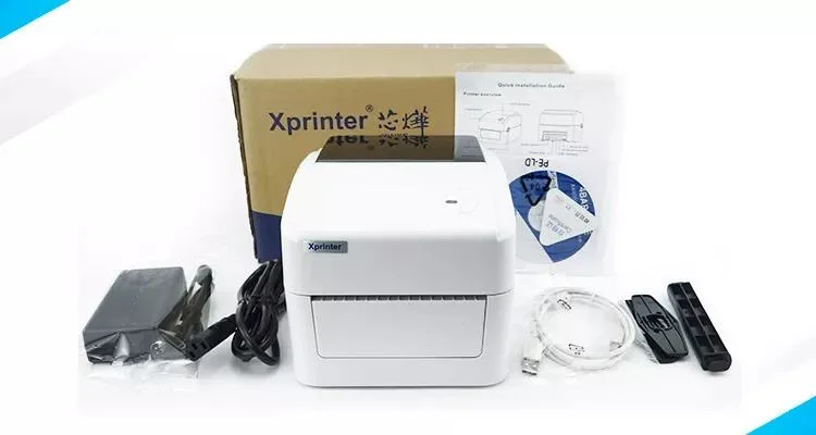 XP-420b 6X4 Thermal Label Printer Waybill Thermal Printer with USB Interface