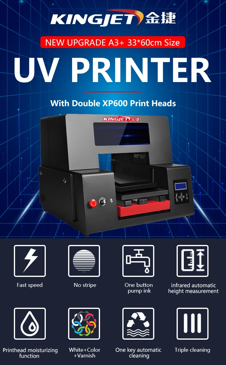 Digital Inkjet Printing Label Machine Flatbed LED UV Dtf Film Printer for Sticker