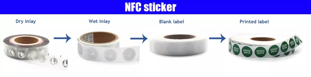 Customized Anti-Counterfeit Tag NFC 13.56MHz NFC Logo Sticker Ntag 213 Ntag 215 Ntag 216 RFID Label