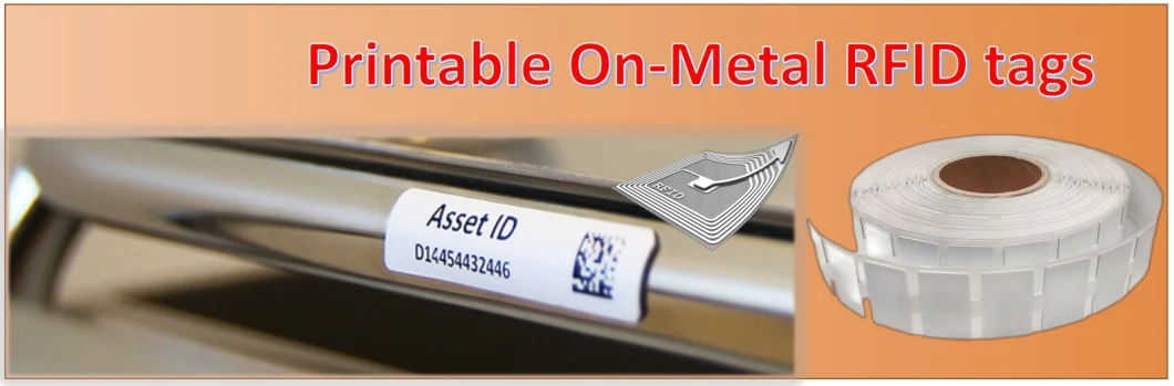 UHF RFID Metal Tag Flexible Anti-Metal UHF RFID Label for Logistics Involving Metallic Packaging