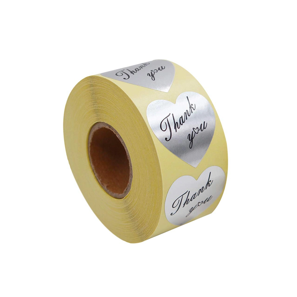 Custom Adhesive Label Paper and Direct Thermal Labels for Packaging Vinyl Waterproof Sticker Printing Roll Label Stickers