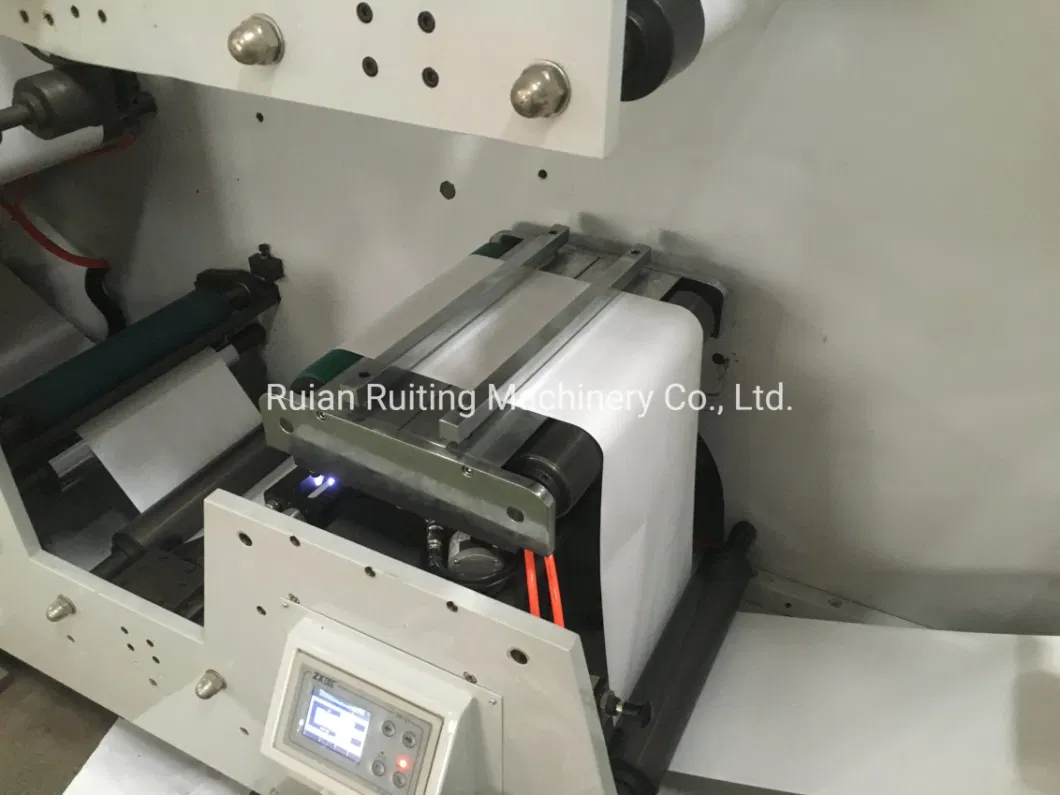 High Precision Digital Video Monitor Label Printing Machine with Slitter for 5 Color