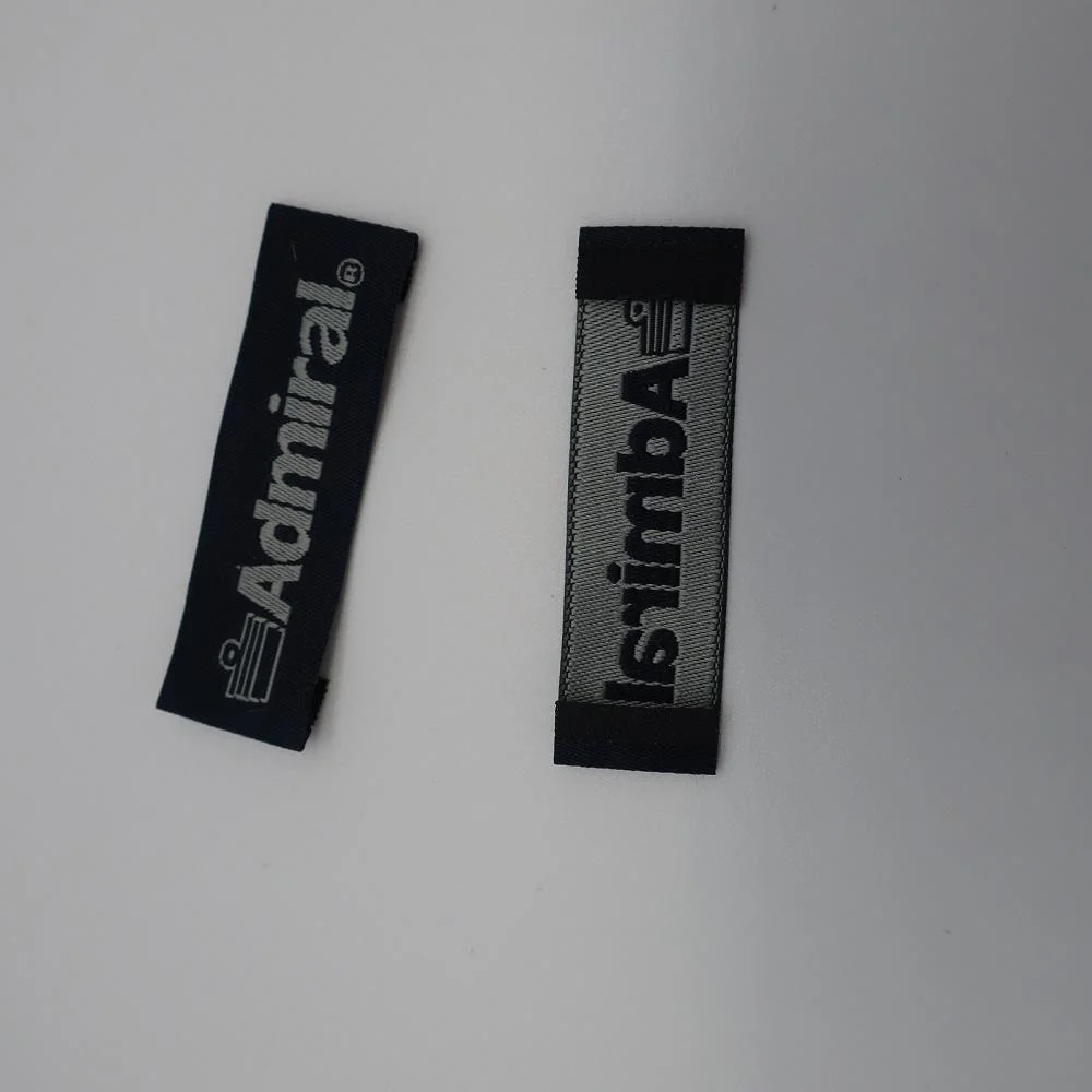 Garment Accessories Manufacturer Custom Clothing Woven Label Hang Tag Hot Sell Custom High Quality Different Designs Clothing Woven Labels for Garment