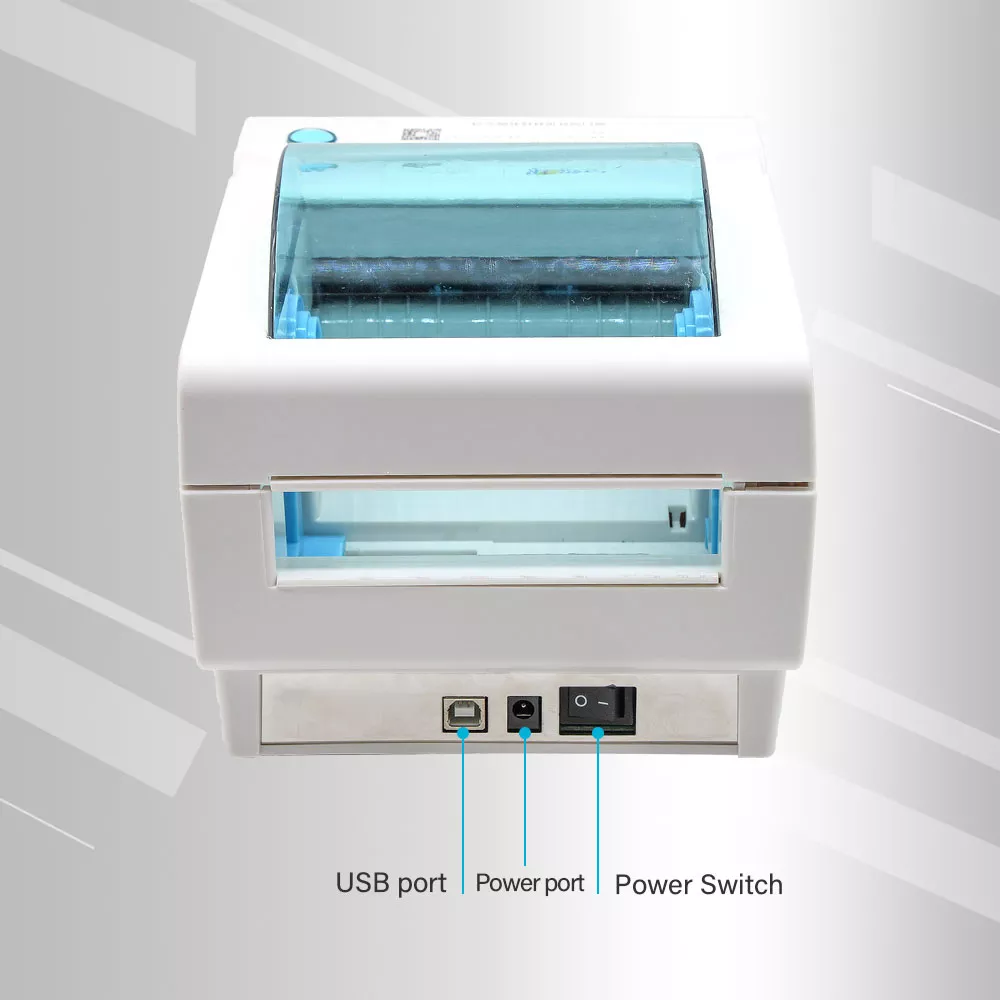 Cashino CSN-400 4 inch desktop high speed logistics barcode label thermal printer