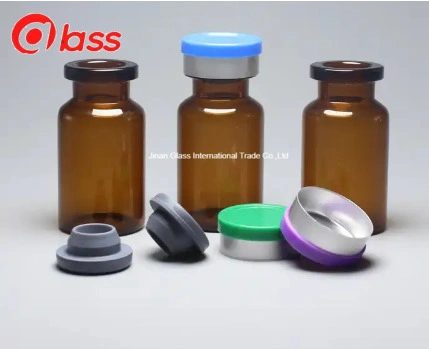 Tubular Glass Vial with Tear off Plastic Cap /PP Plastic Tamper Proof Cap