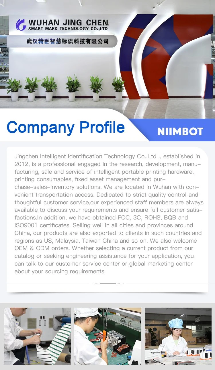 Niimbot D110 15mm Thermal Label Printer Half Inch Label Mobile Direct Thermal Barcode Printer