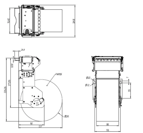 Industrial Portable Barcode Thermal Label Printer