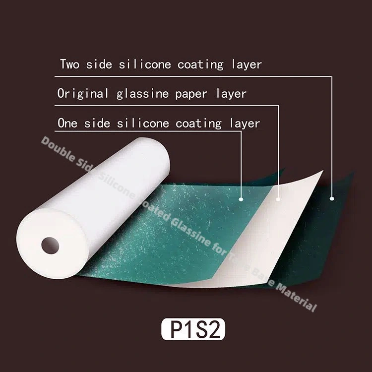 Thermal Paper Eco Top with Glassine Label Material for Printing