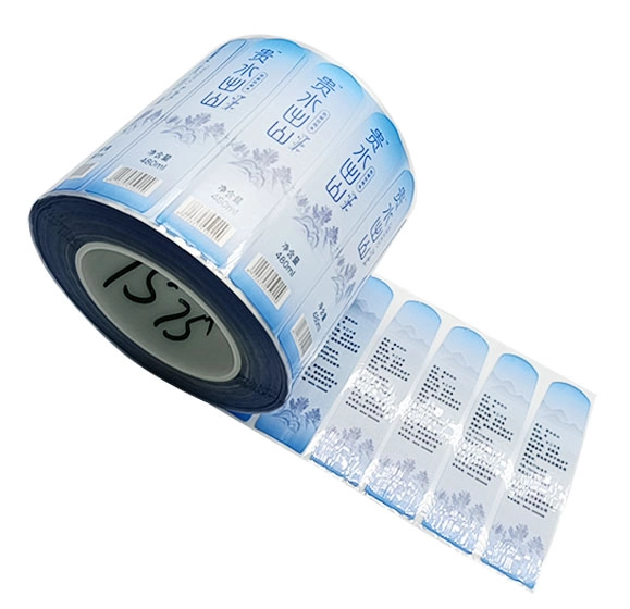 Custom Sticker Waterproof Transparent Mineral Water Label Plastic Bottle Adhesive Label Beverage Label