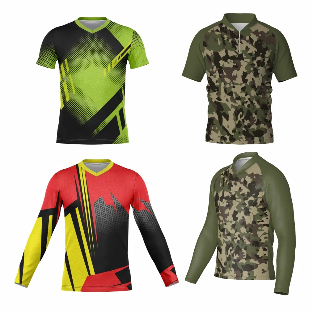 Custom Sublimation Jersey for Soccer Football Basketball Cycling Fishing Baseball Softball Tennis Gym Rugby Hockey Golf Polyester Quick Dry Sports Jerseys