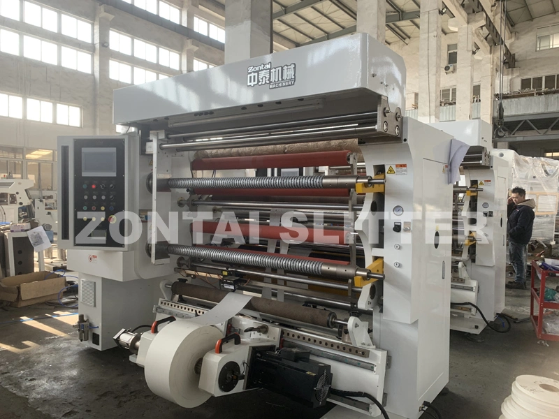 Plastic Film Label Rewinder Slitter Machine