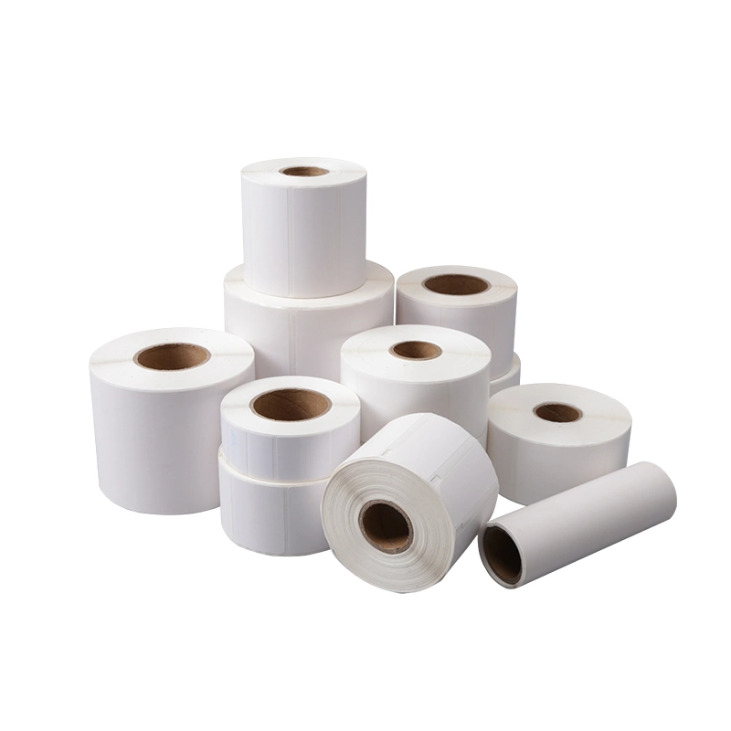2X1 Hot Selling Product Direct Thermal Adhesive Printer Barcode Sticker 50X25mm Sticker Logo Label Roll Label Printing