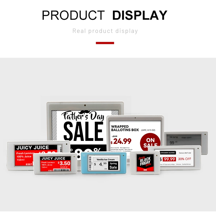 1.54 Inch Black White ESL Digital Price Tag Electronic Shelf Label ESL