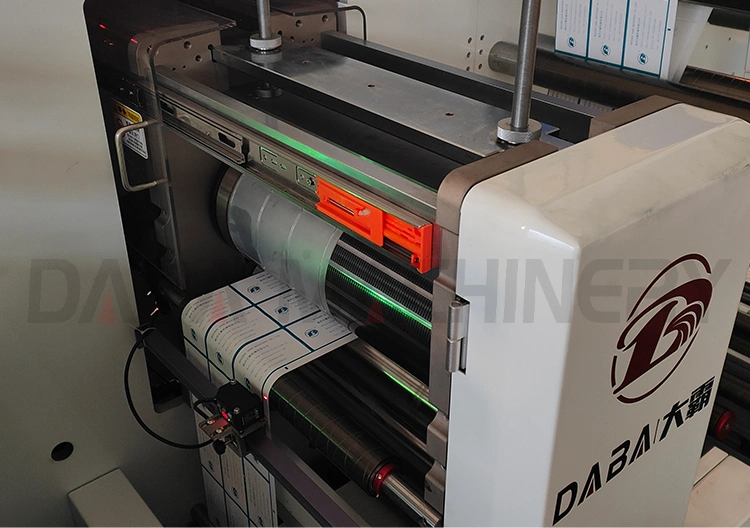 Roll to Roll Black Label Adhesive Film Finishing Printing and Cutting Rewinding Machine