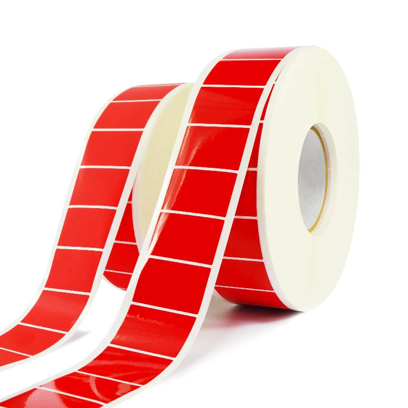 100PCS 100% Total Transfer Tamper Evident Security Warranty Void Stickers/ Labels/ Seals Red