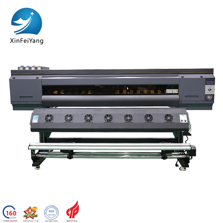 1.8m 6PCS 4720/I3200 Printhead Digital Fabric Textile Dye Sublimation Printer Heat Transfer Paper Sticker Printing Machine