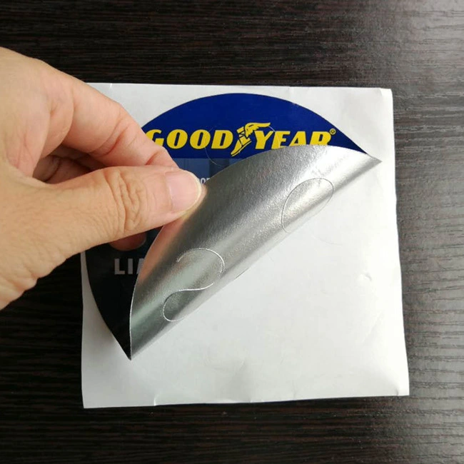 Strong Adhesive Sticker Tire Printing Aluminum Label