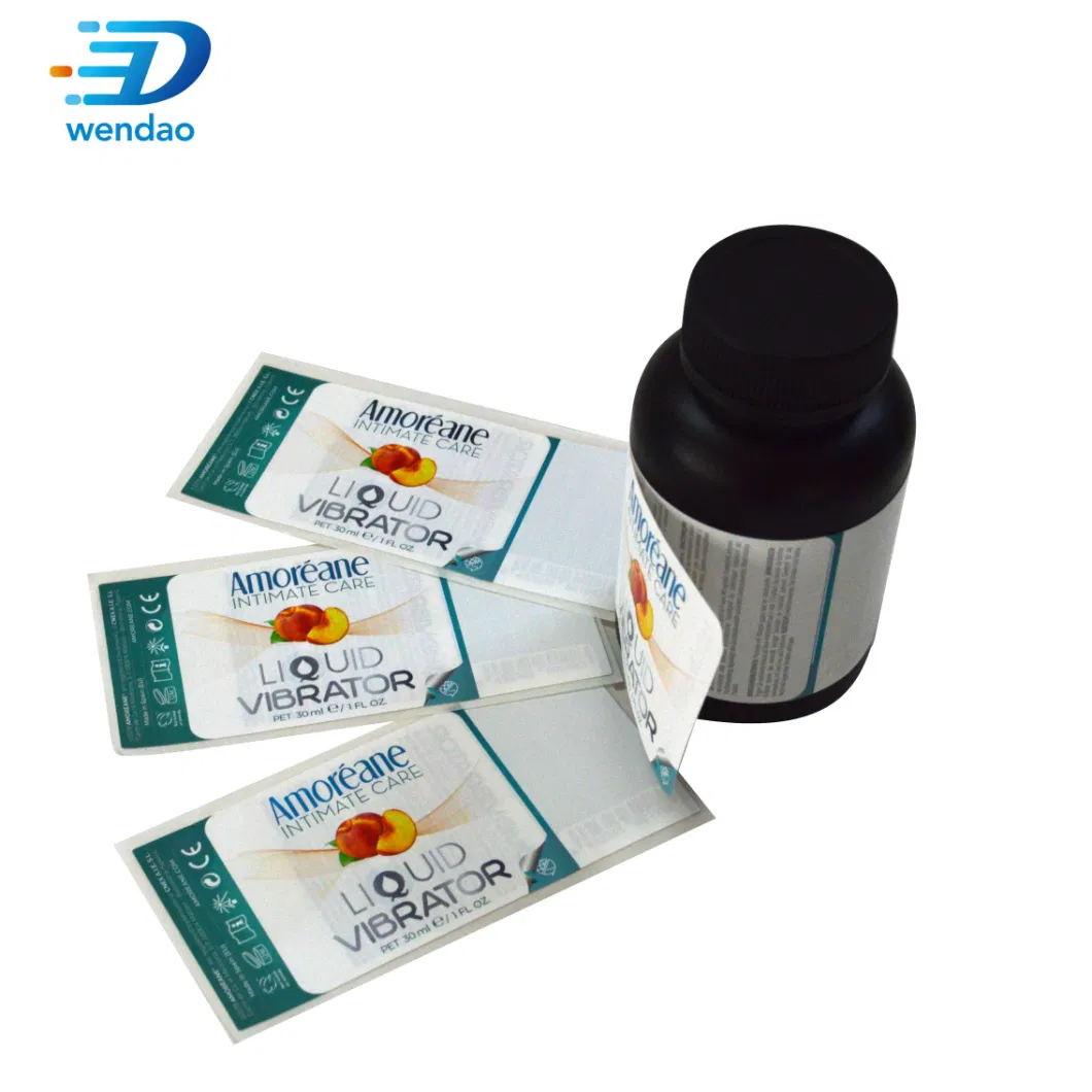 Meedical Product Adhesive Label Sticker Double Side Product Logo Sticker Double Side Printed for Detergent