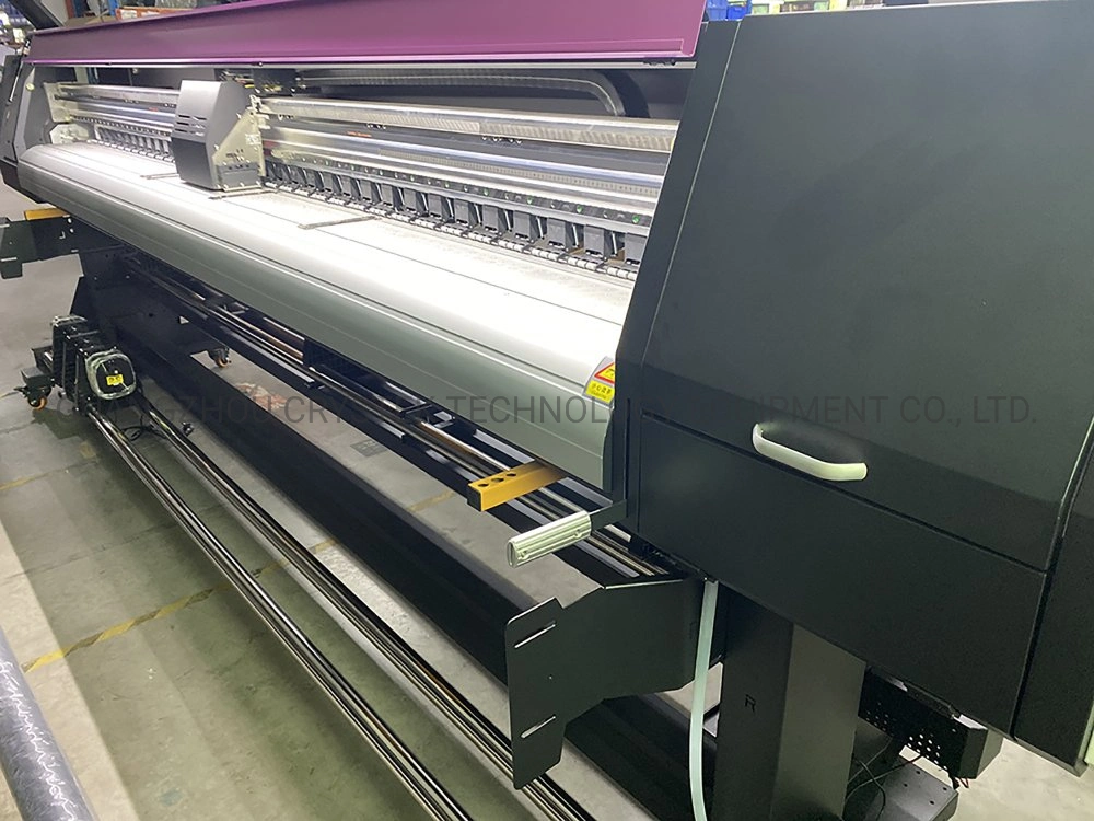3.2m Digital Flex Printing Machine Hoson Program THK Rail Dual Dx5/I3200 Banner Vinyl Sticker Canvas Eco Solvent Printer