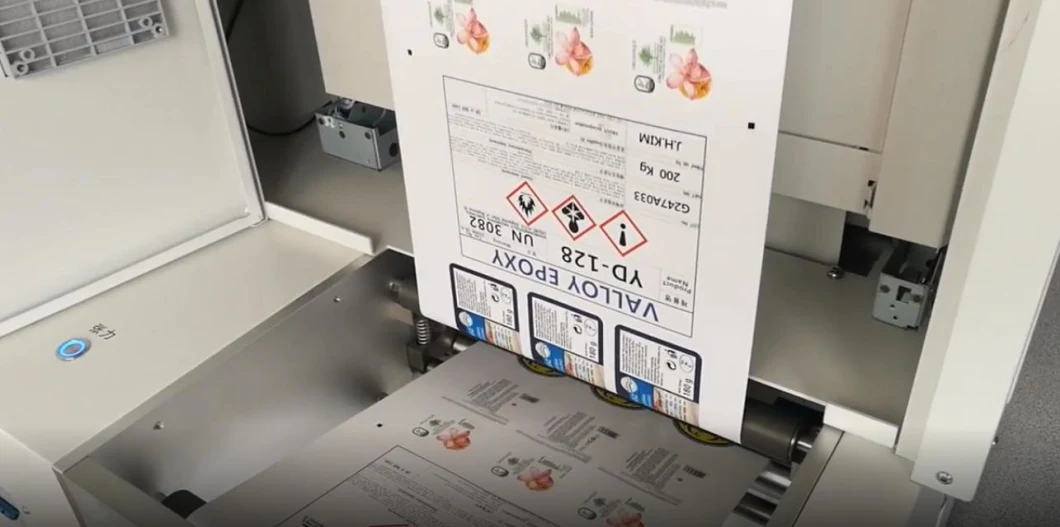 4 Color Label Printer LED Technology Digital Label Printing Machine