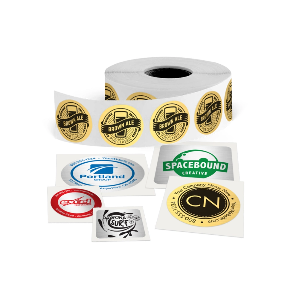 Package Label Custom Logo Printed Self Adhesive Paper Stickers