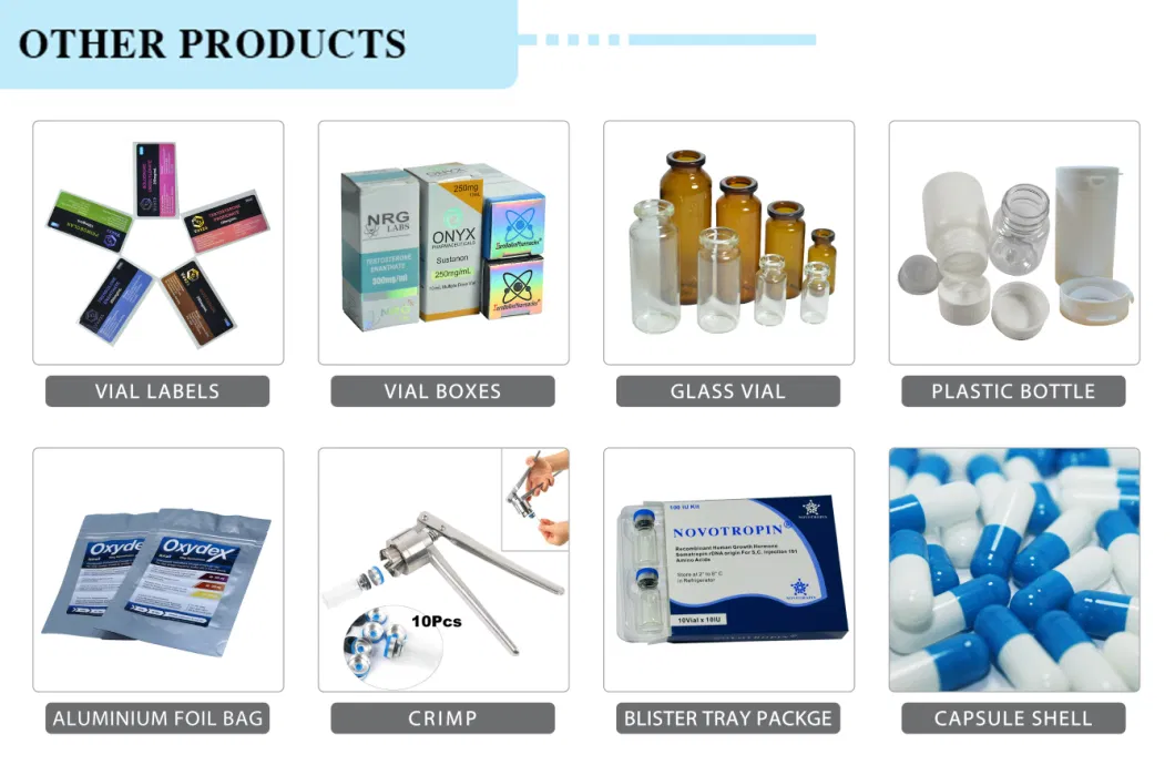 Custom Printing Waterproof Pharmaceutical Test Tube Labels Vial Labels