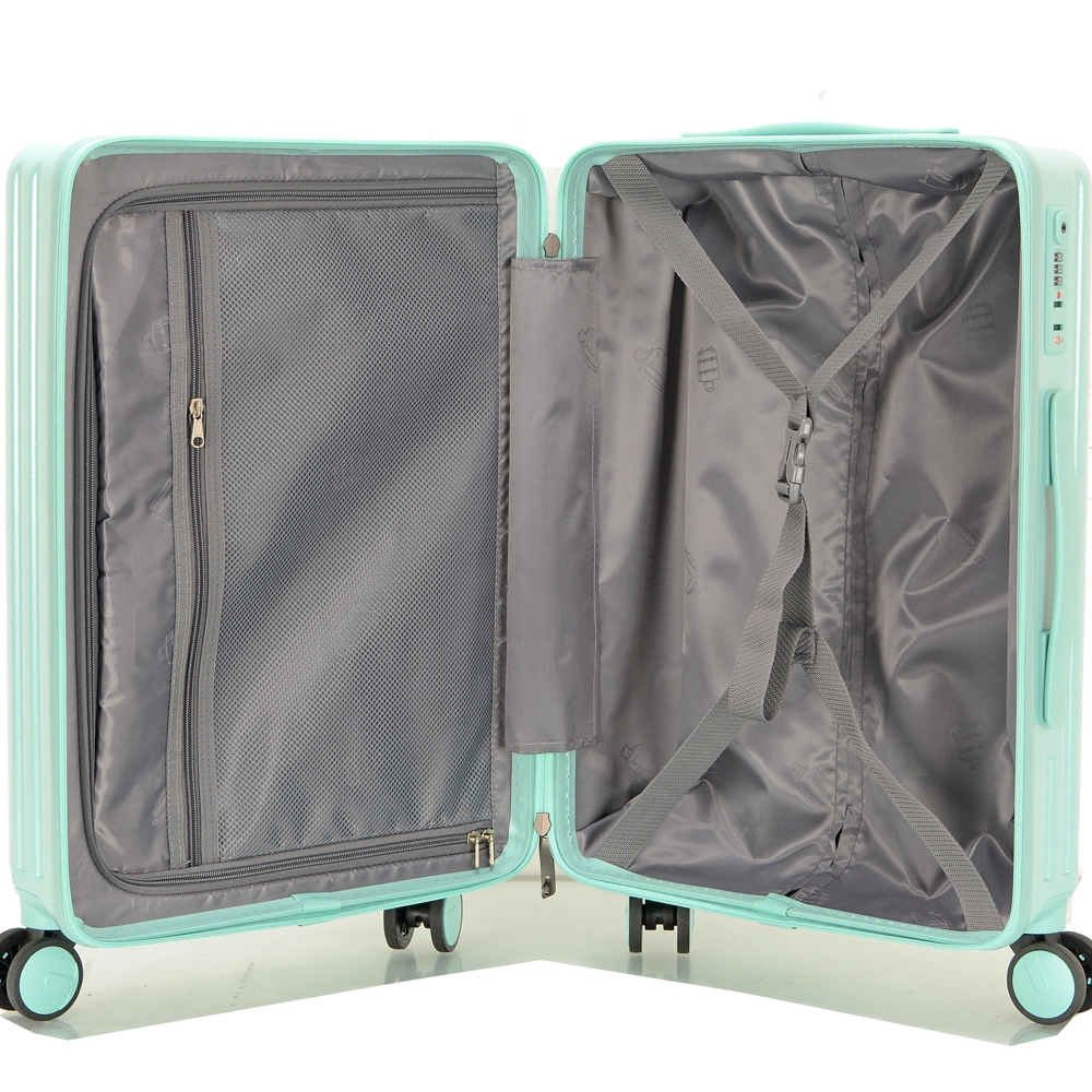 Ready Stock Wholesale Hardside 3 Pieces Suitcase Set Unbreakable 100% PC Luggage Matt Finished Scratch Proof Trolley Bag Tsa Lock 360 Degree Wheels