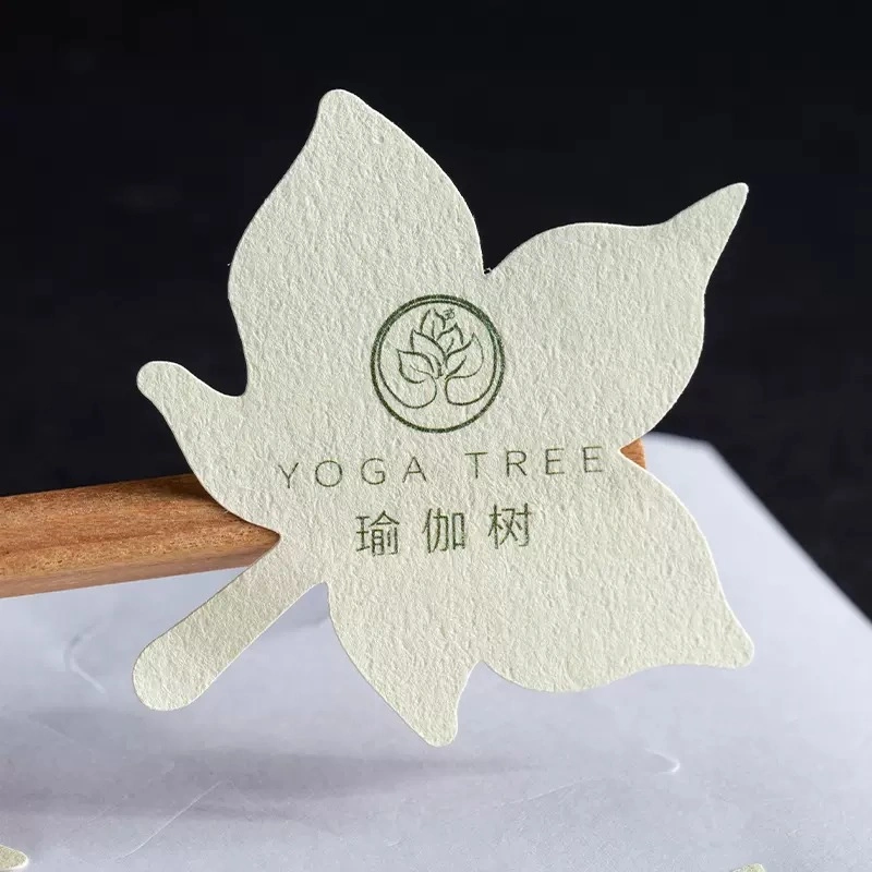Special Paper Stickers Printed Textured Paper Labels with Embossed Logo for Sealed with Milk Tea and Coffee