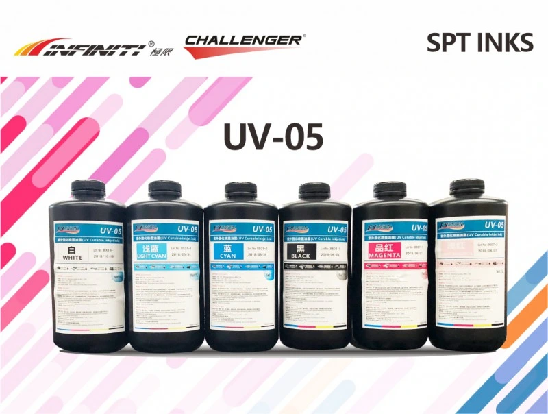 Fyunion Infiniti Challenger UV-05 UV Curable Inkjet Ink for Toshiba Ce4m Print Head