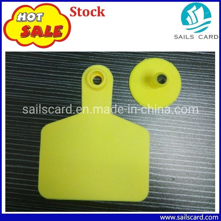 Customized Dimension Visual Plastic Ear Tag in Colorful