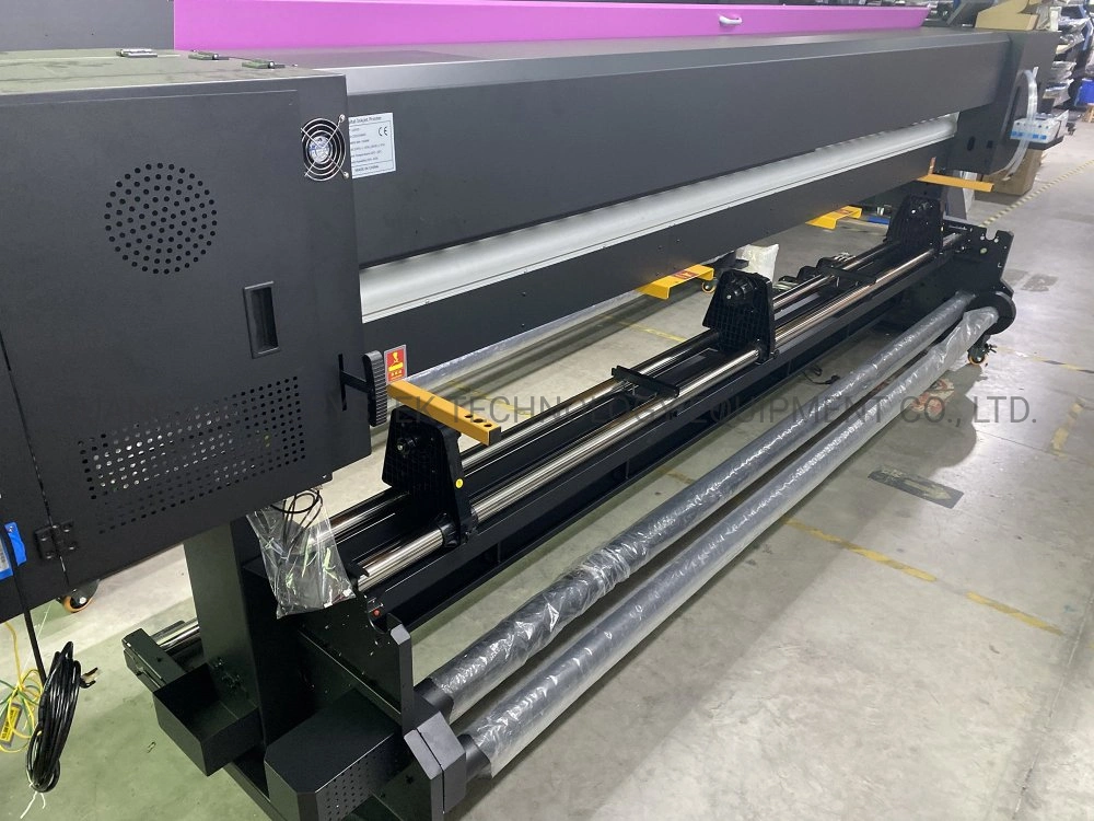 3.2m Digital Flex Printing Machine Hoson Program THK Rail Dual Dx5/I3200 Banner Vinyl Sticker Canvas Eco Solvent Printer