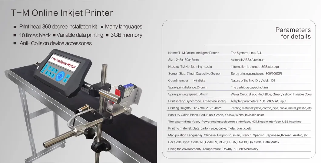 Label Date Coding Logo Inkjet Printer