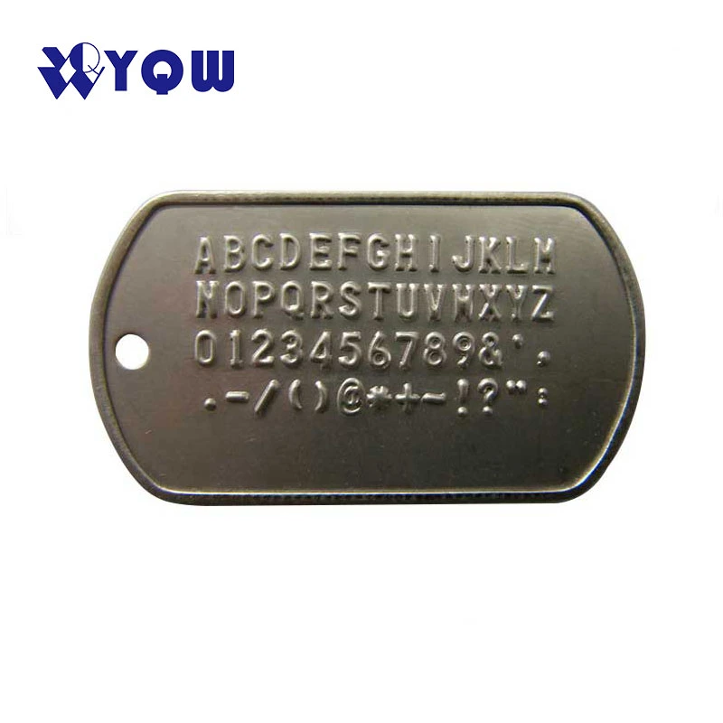 Promotion Cheap Stainless Steel Custom ID Logo Dog Tag