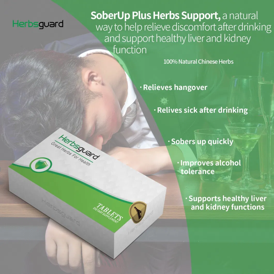 Natural Safe and Effective Hangover Herbal Dietary Suppplement Support Alcohol Detox