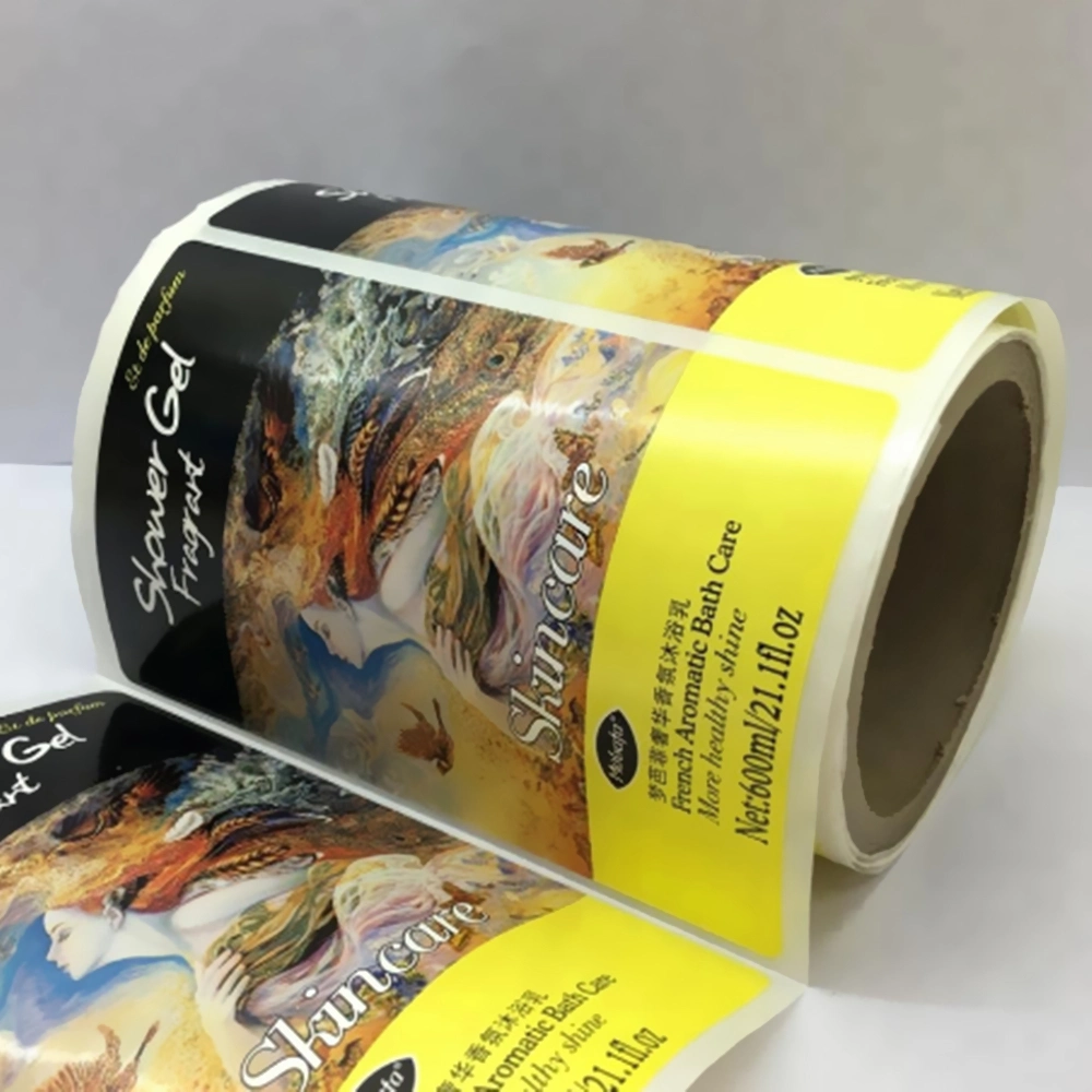 Exquisite High Quality Gold Stamping Flexo Offset Screen Printing Label