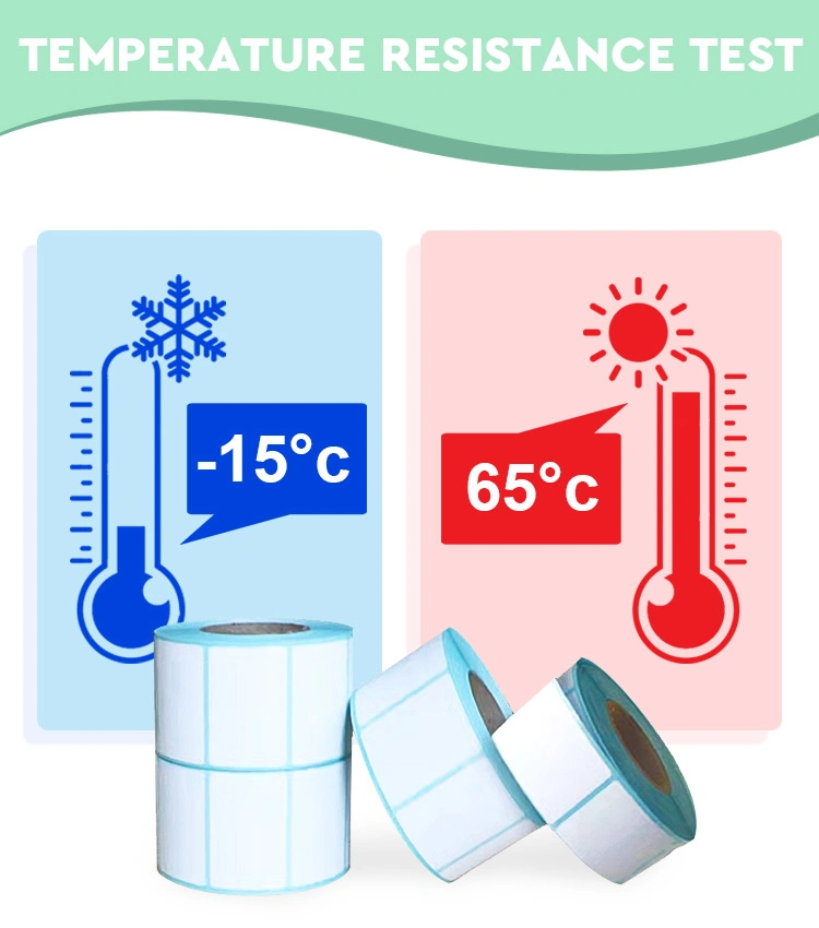 Direct Thermal Label Barcode Labes 90*50mm Self Adhesive Thermal Shipping Labels