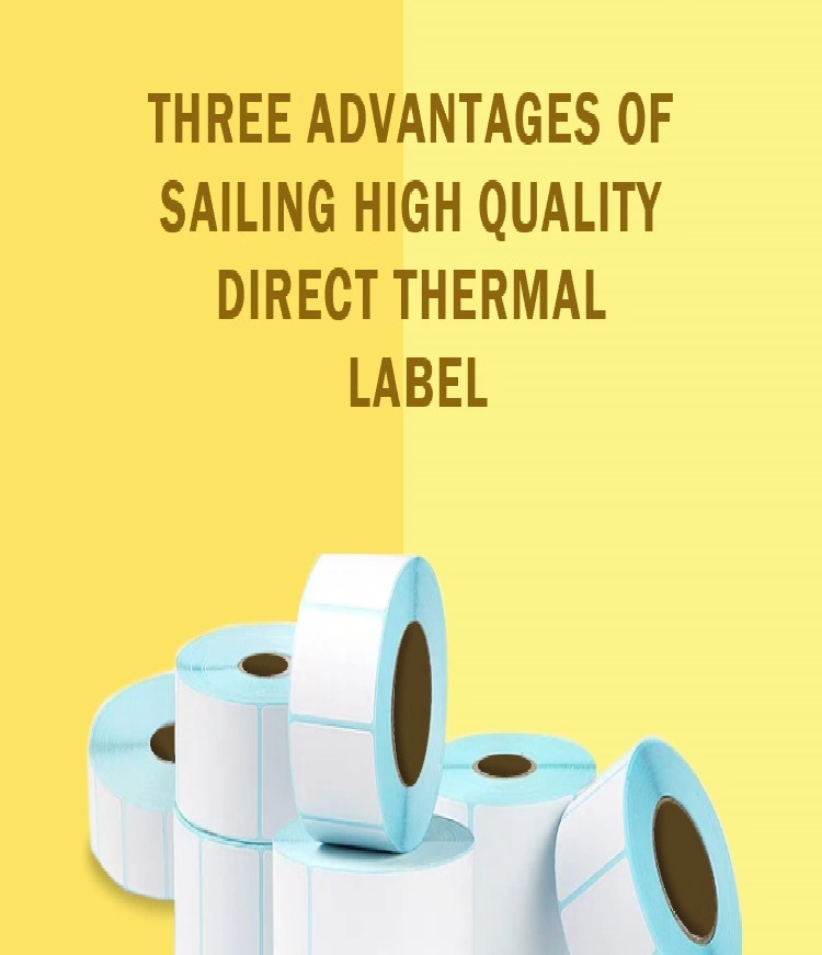 Premium Quality Good Price Barcode Label Roll Thermal Shipping Label Sticker Roll Waterproof Direct 4X6 Thermal Label