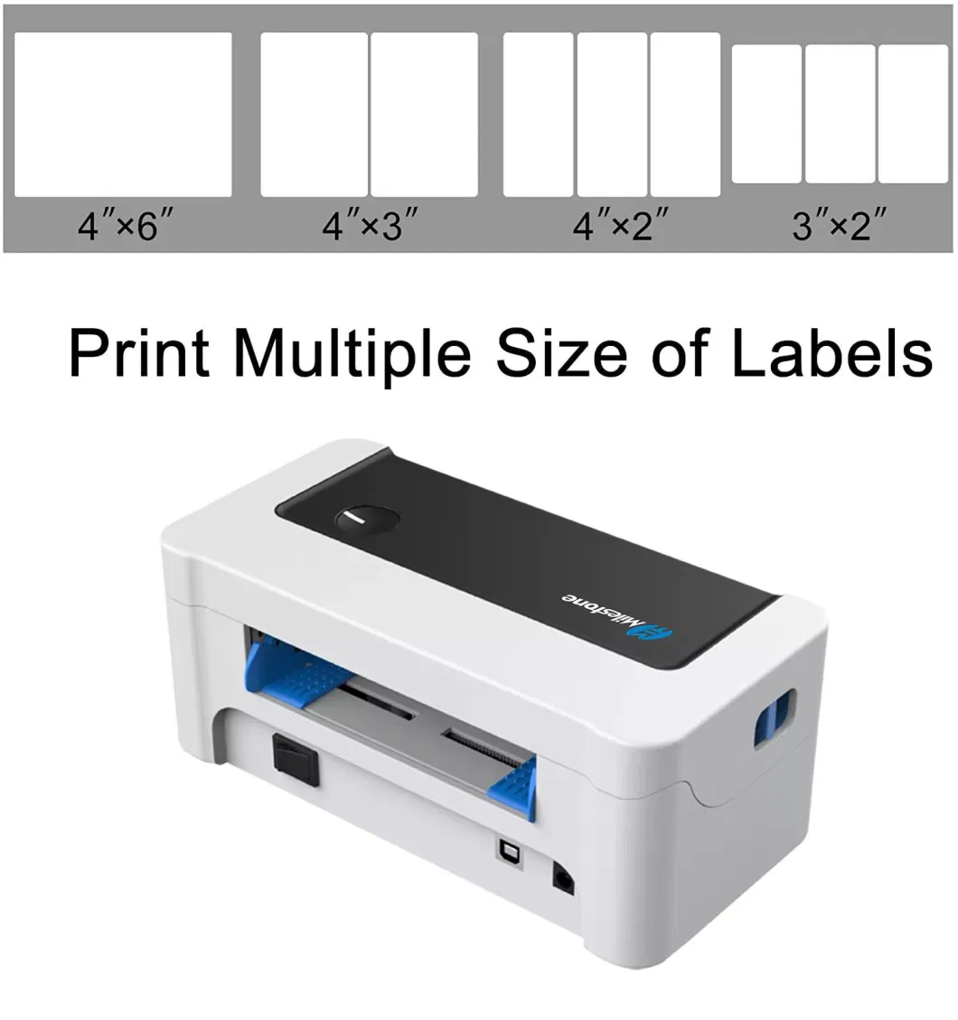 Mht- L1081 Thermal Label Printer 4X6 Wireless Logo and Label Sticker Printer for Small Business