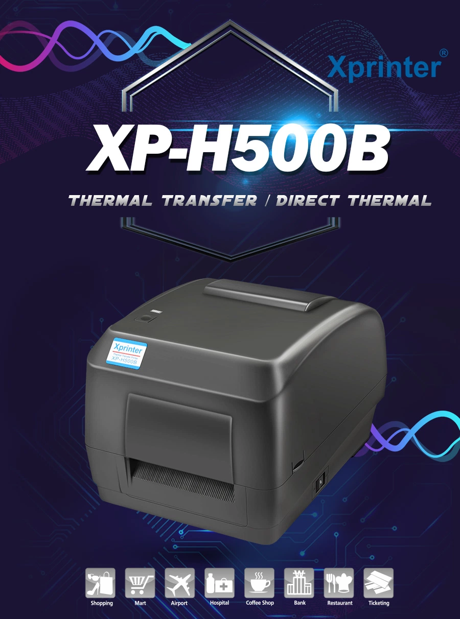 Xprinter Industrial Thermal Printer XP-H500B/ H500E Shipping Label Printer