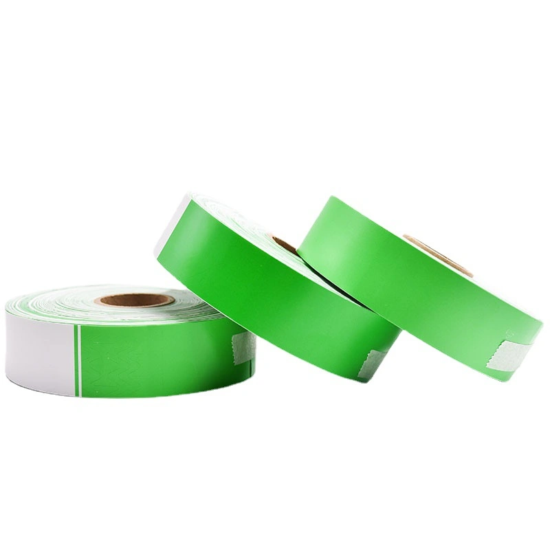 DIY Thermal Transfer Printing Logo Label Synthetic Medical Paper Wristbands for Hospital