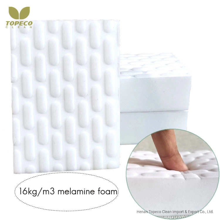 Topeco Reusable Melamine Foam Car Cleaning High Density Magic Sponge Melamine Material