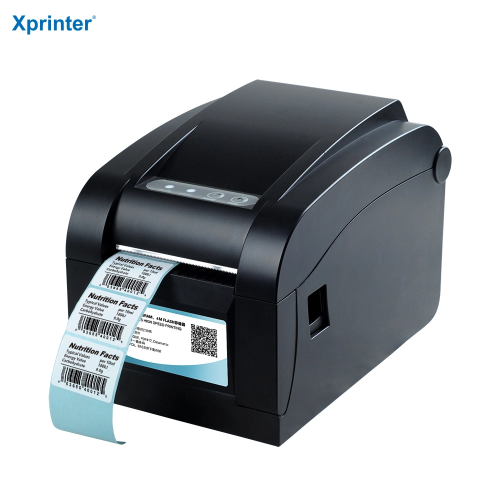 Xprinter Factory Desktop Waybill Printer Thermal Transfer Printer Label Printer With USB (XP-TT325B/XP-TT335B)