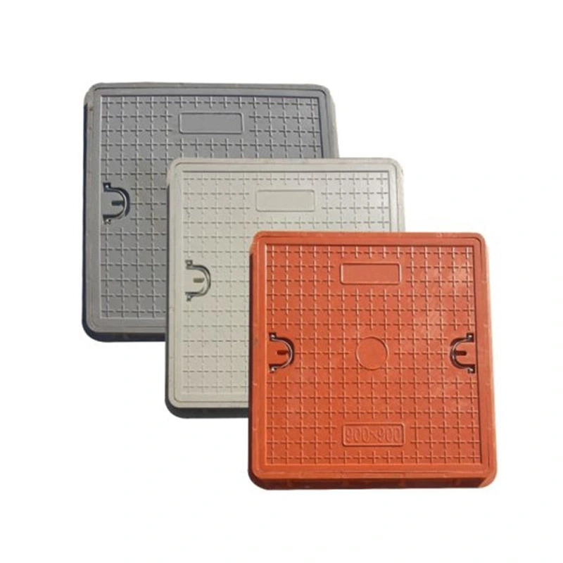 Waterproof En124 Manhole Cover Plastic Composite Manhole Cover SMC Square Manhole Cover