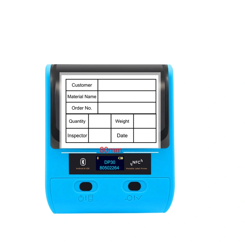 Ms-Dp30 Handheld Bluetooth Thermal Label Printer for Warehouse