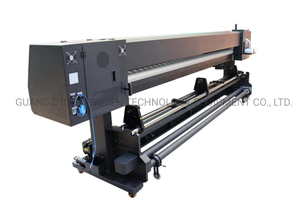 3.2m Digital Flex Printing Machine Hoson Program THK Rail Dual Dx5/I3200 Banner Vinyl Sticker Canvas Eco Solvent Printer
