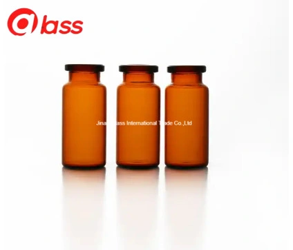 Tubular Glass Vial with Tear off Plastic Cap /PP Plastic Tamper Proof Cap